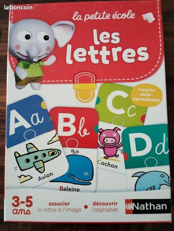 Jeu La petite école Les lettres Nathan