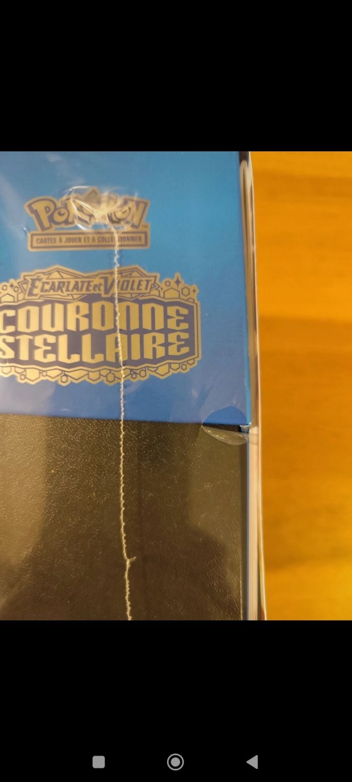Duo ETB cartes Pokémon couronne stellaire faille paradoxe EV4 EV7 coffret dresseur d'élite - photo numéro 7