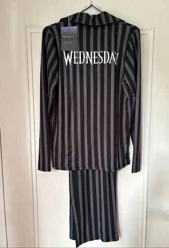 Pyjama boyfriend à rayures Mercredi Wednesday - Taille XXS