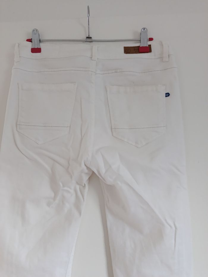 Jean blanc skinny Bonobo - photo numéro 4
