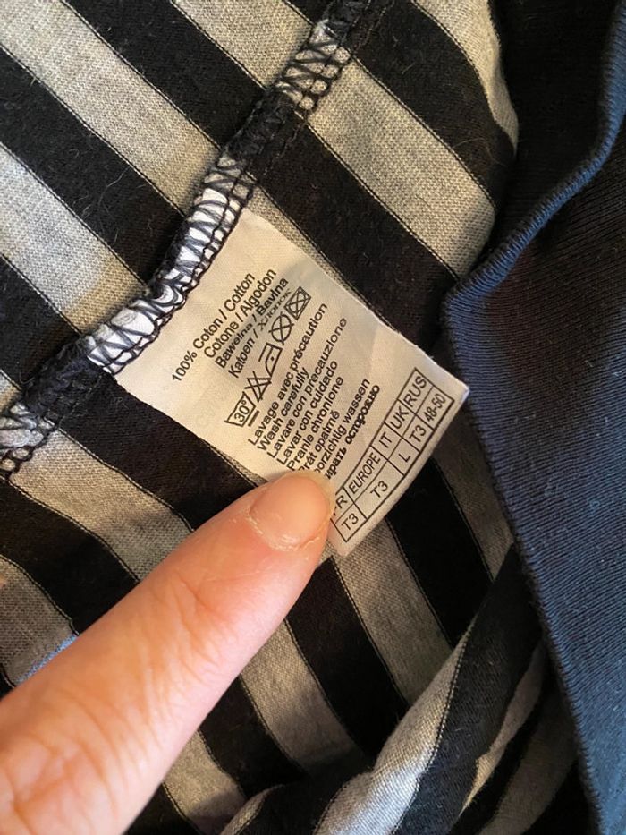 T-shirt rayé Camaïeu Taille 3 - photo numéro 4