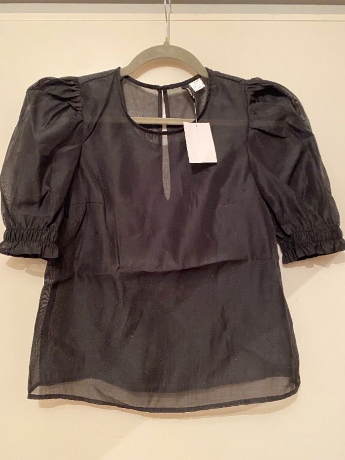 Blouse noir H&M taille xxs neuf