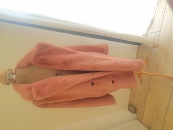 Manteaux mi long PROMOD en fausse fourrure vieux rose