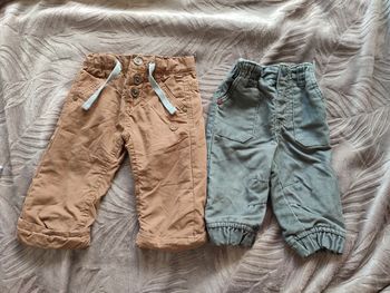 Lot de 2 pantalons chaud 3 mois hiver