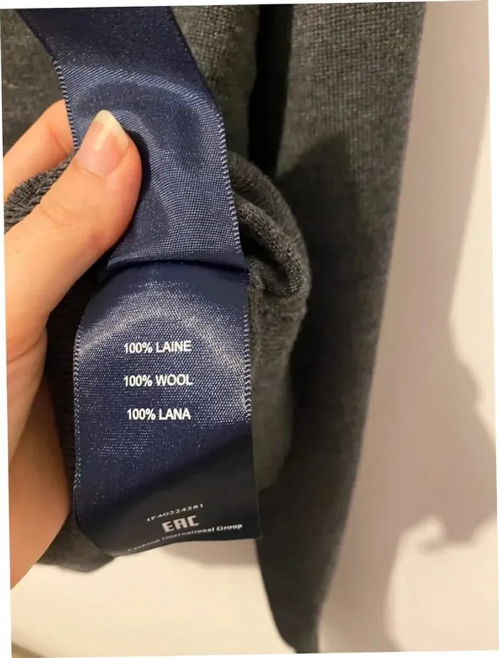 Pull col roulé en laine Eden Park taille S collection actuelle - photo numéro 5