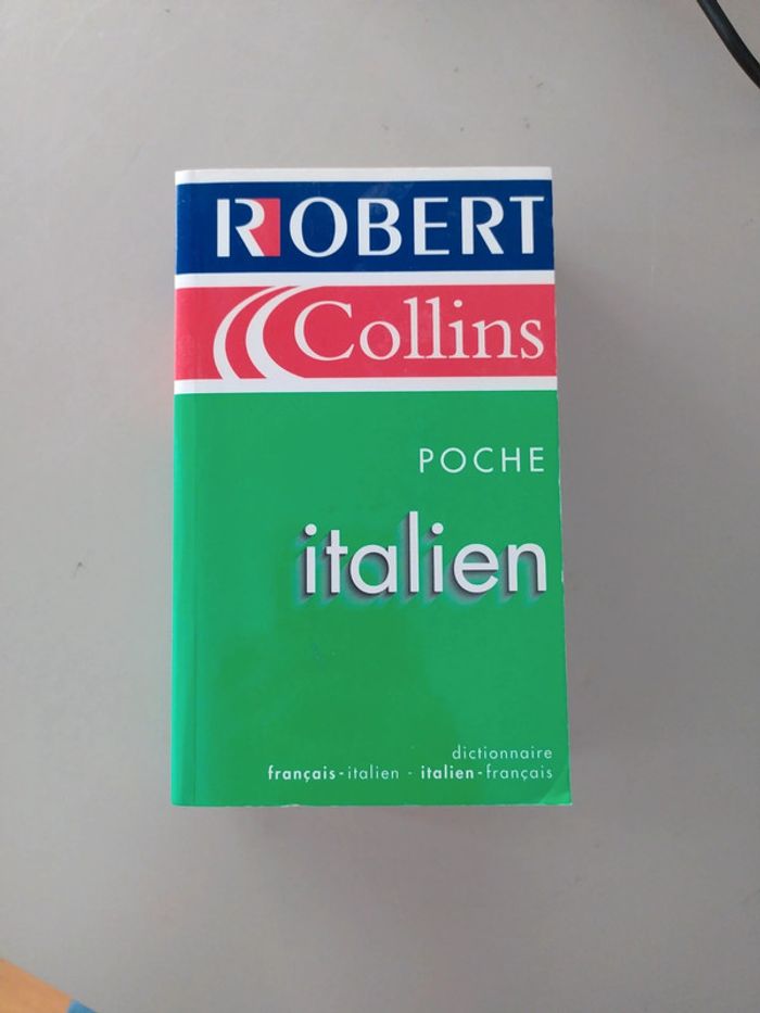 Dictionnaire Italien Français et Français Italien Robert Collins poche
