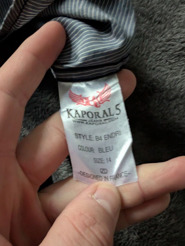 Chemise Kaporal 5 taille 14 ans - photo numéro 3