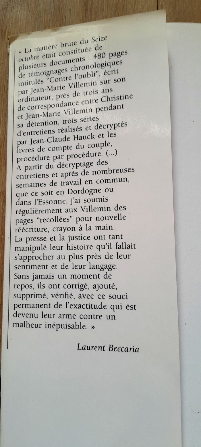Jean-Marie et Christine Villemin - Le seize octobre - récit - photo numéro 5