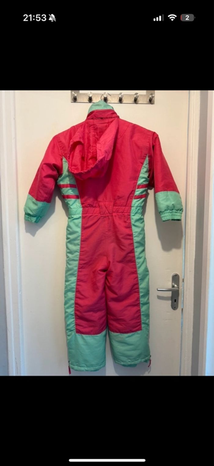 Combinaison de ski fille vintage 8 ans - photo numéro 6