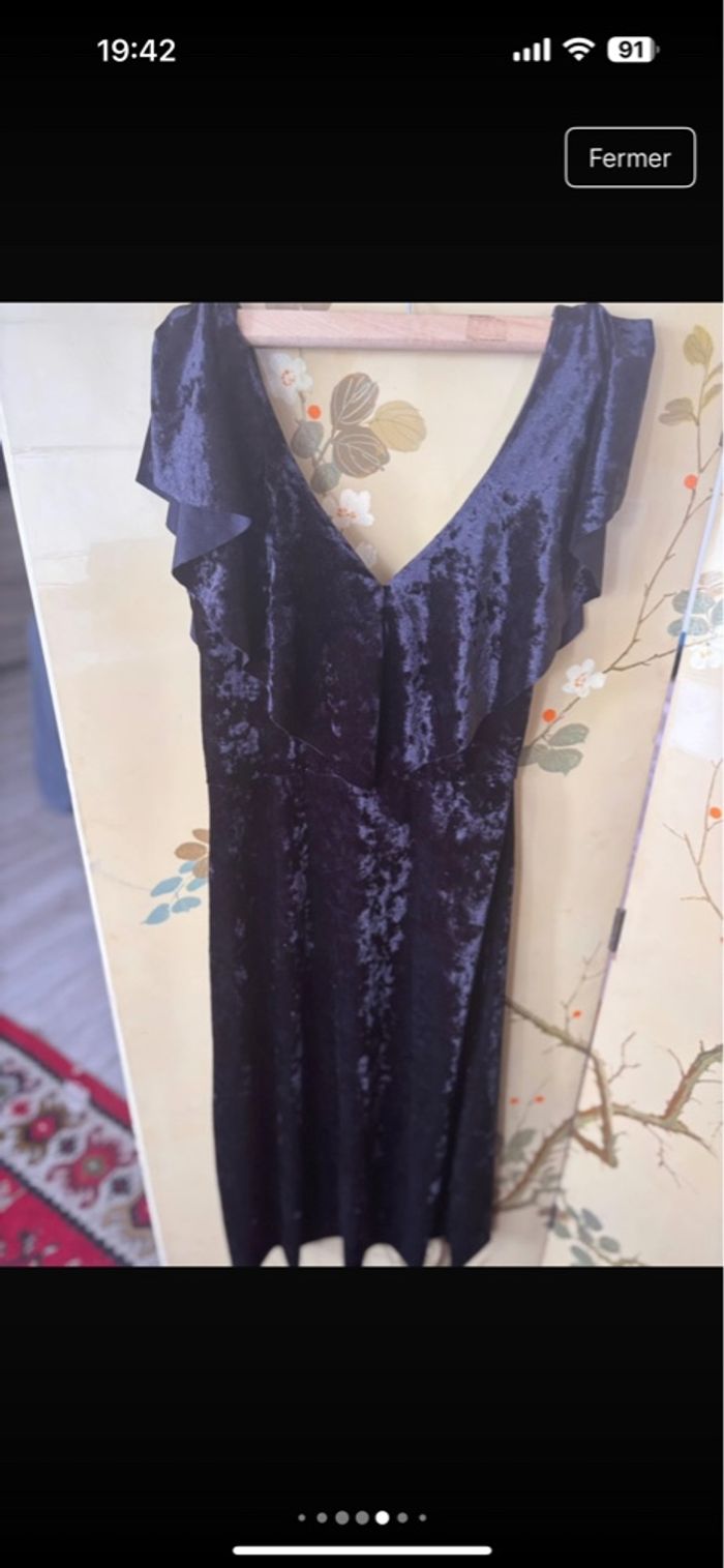Robe noire velours - photo numéro 6