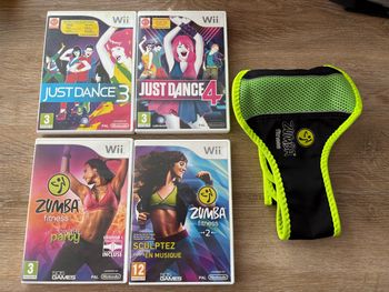 Lot de jeux de danse nintendo wii