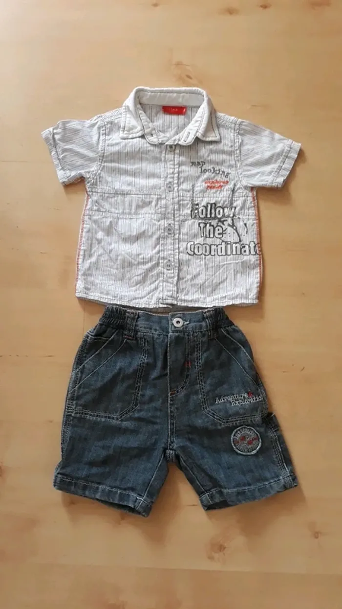 Short et sa chemise manche courte
