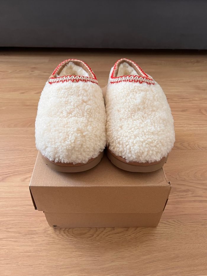 Ugg Tasman Maxi Curly Slipper Natural Femme - photo numéro 4