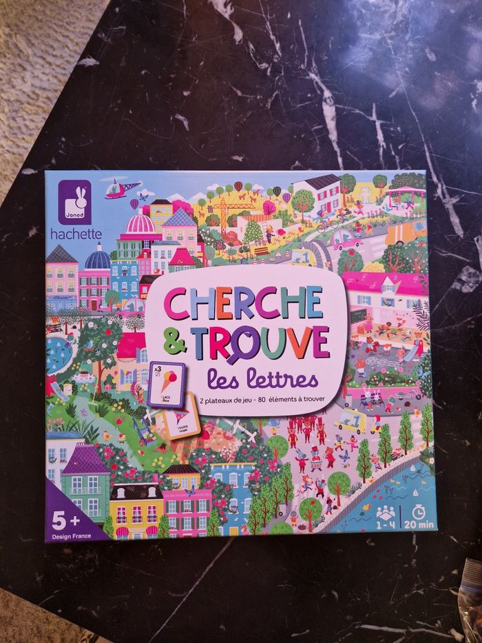 Jeu Cherche et Trouve les Lettres Janod