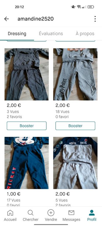 Divers vêtements du 6 au 18 mois