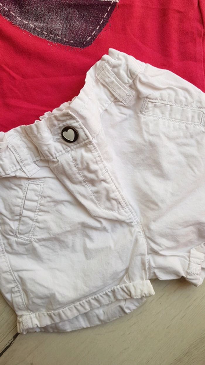 Ensemble 3 pièces fille été 18 mois Levis okaidi kiabi - photo numéro 3