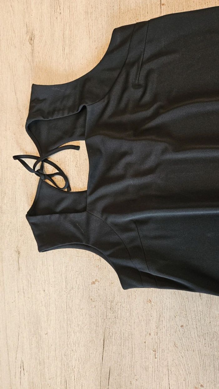Robe courte classique noire sans manche, La Redoute, 44/46, nickel - photo numéro 5