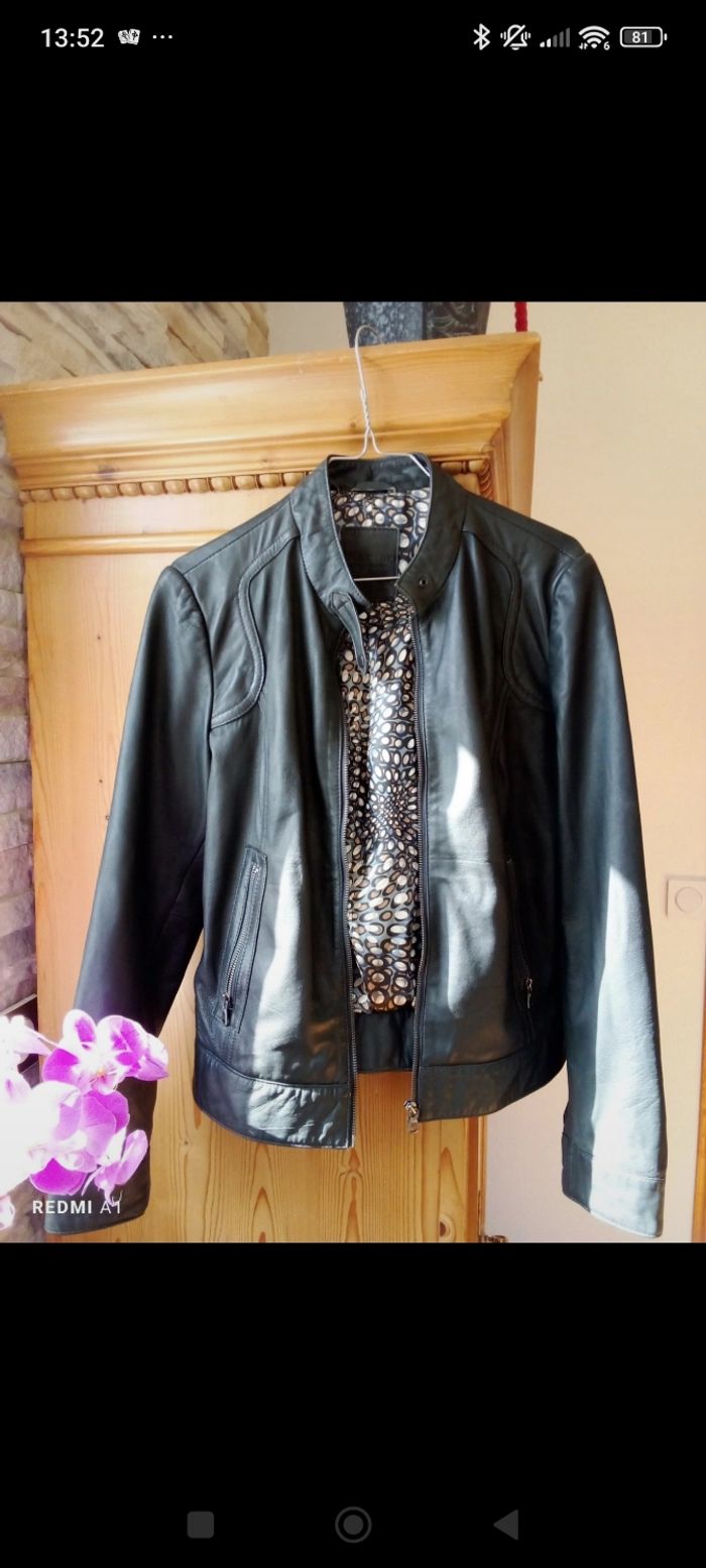 Veste en cuir