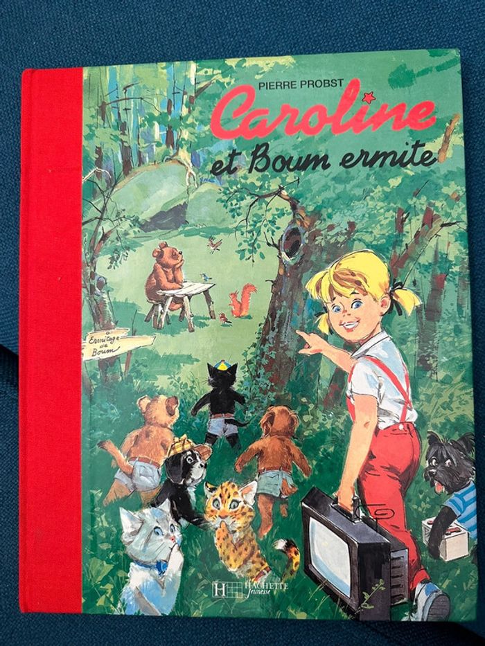 Livre rare collector édition limitée bords rouges Caroline et Boum Ermite Pierre Probst