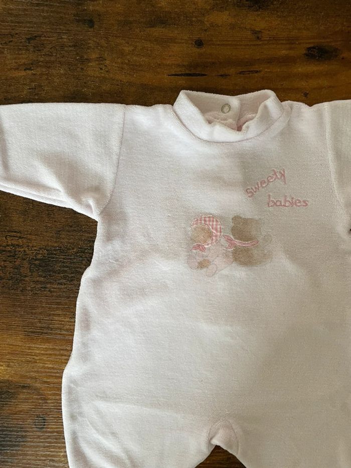 Pyjama en velours à col montant - photo numéro 2