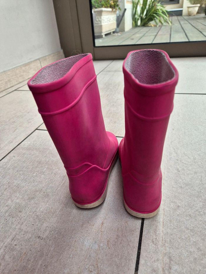 Bottes en caoutchouc Tribord 26 peu portées - photo numéro 3