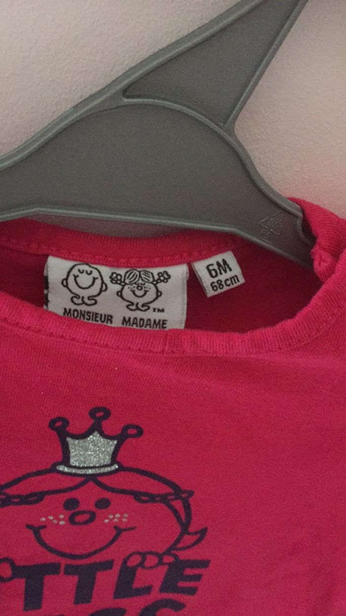 T shirt manches longues madame princesse - photo numéro 3