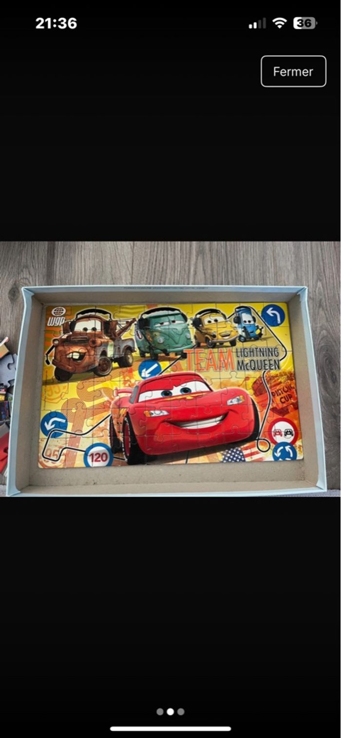 Puzzle cars 2 Disney Pixar - photo numéro 2
