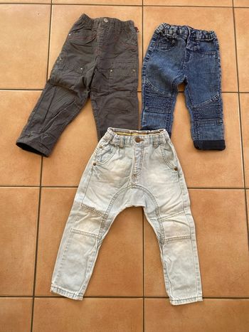 Lot pantalons garçon 2 ans 
