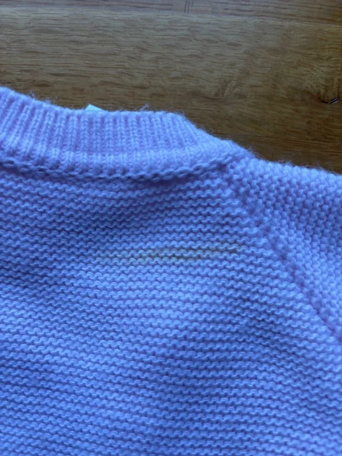 Gilet maille trois kilos sept 1 mois fille - photo numéro 4