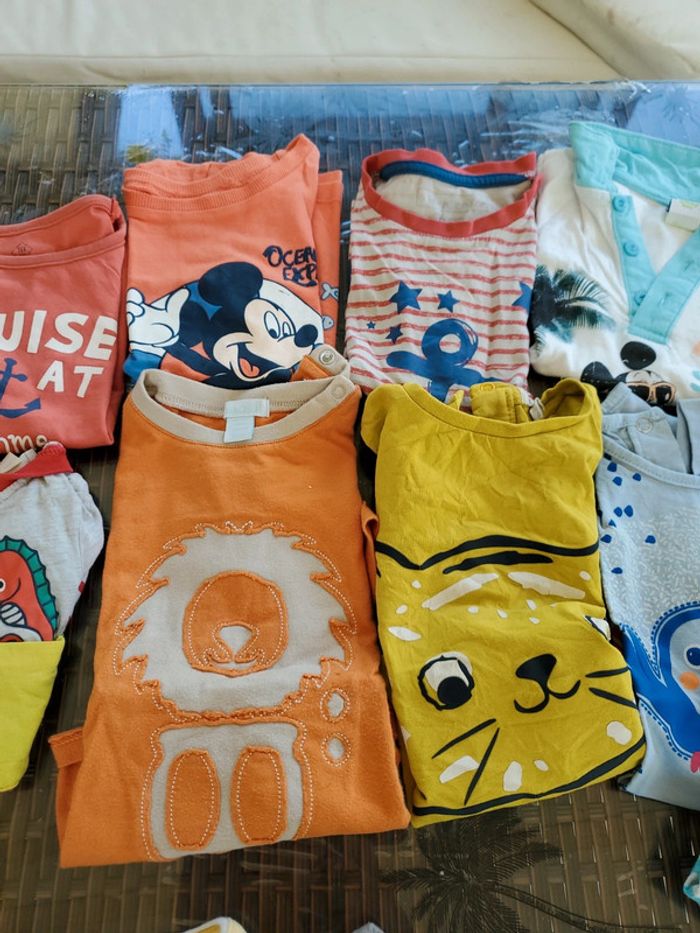 Lot 11 T-shirts 2 ans 86 cm - photo numéro 3