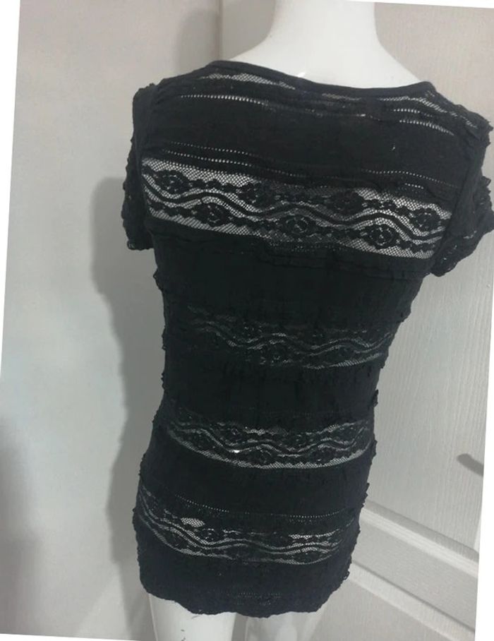 t-shirt H&m noir taille M - photo numéro 4