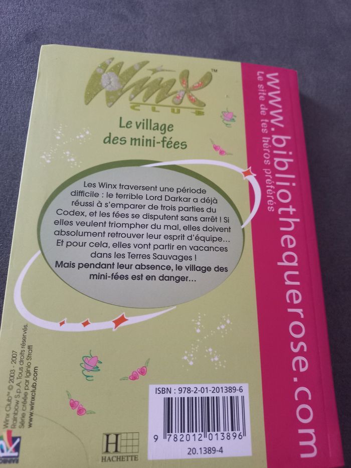 Livre bibliotheque rose winx tome 14 - photo numéro 3