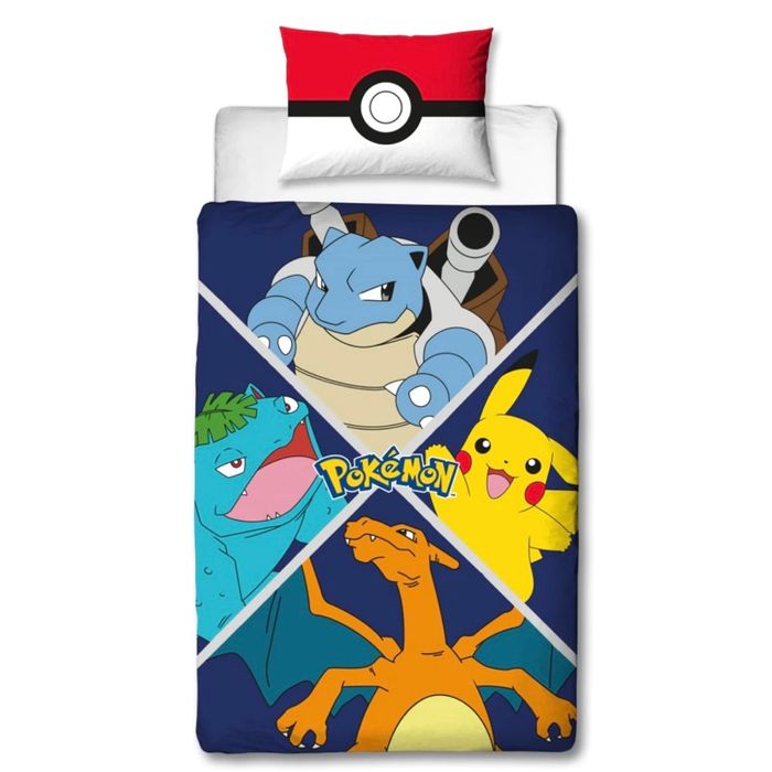 Housse de couette + Taie Pikachu - Pokémon - NEUF