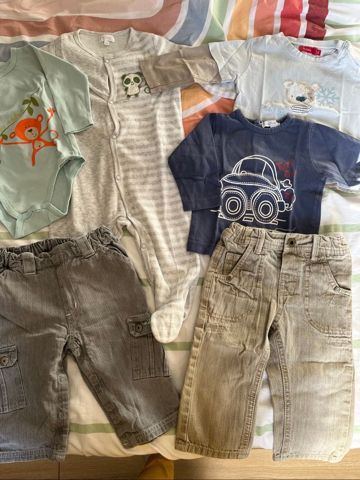 Lot garçon hiver 9mois Kiabi, kimbaloo, tex, tissaia, u