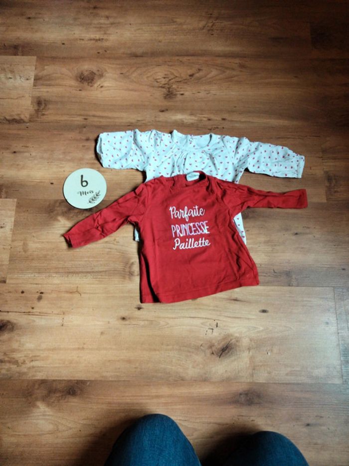 Lot tee-shirts manches longues