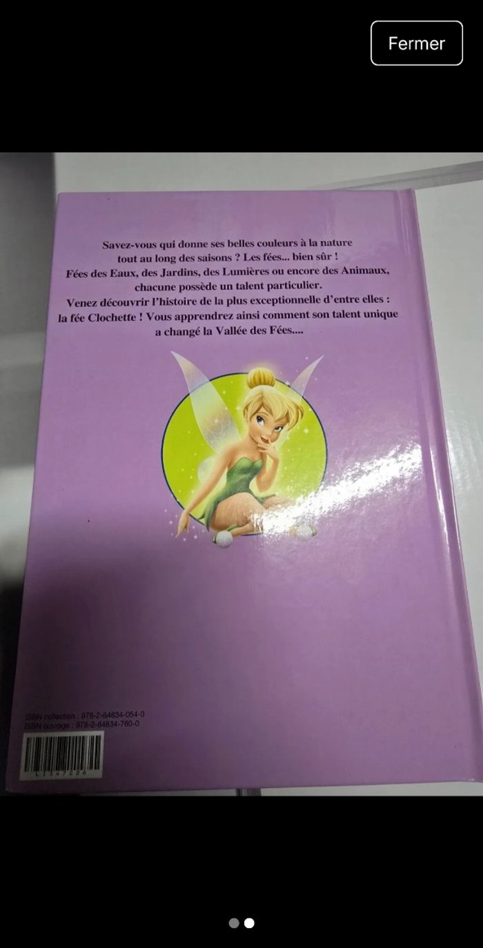 Livre Disney La fée Clochette - photo numéro 2