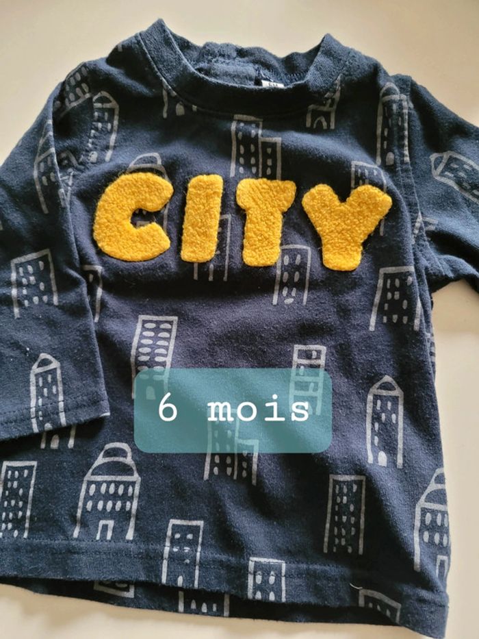 T shirt manches longues 6 mois