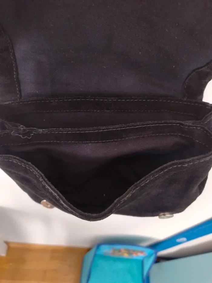 Sac à bandoulière Mango en velours - photo numéro 4