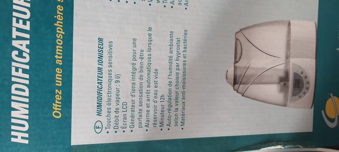 Humidificateur ioniseur d'air "Alpatec" - photo numéro 9