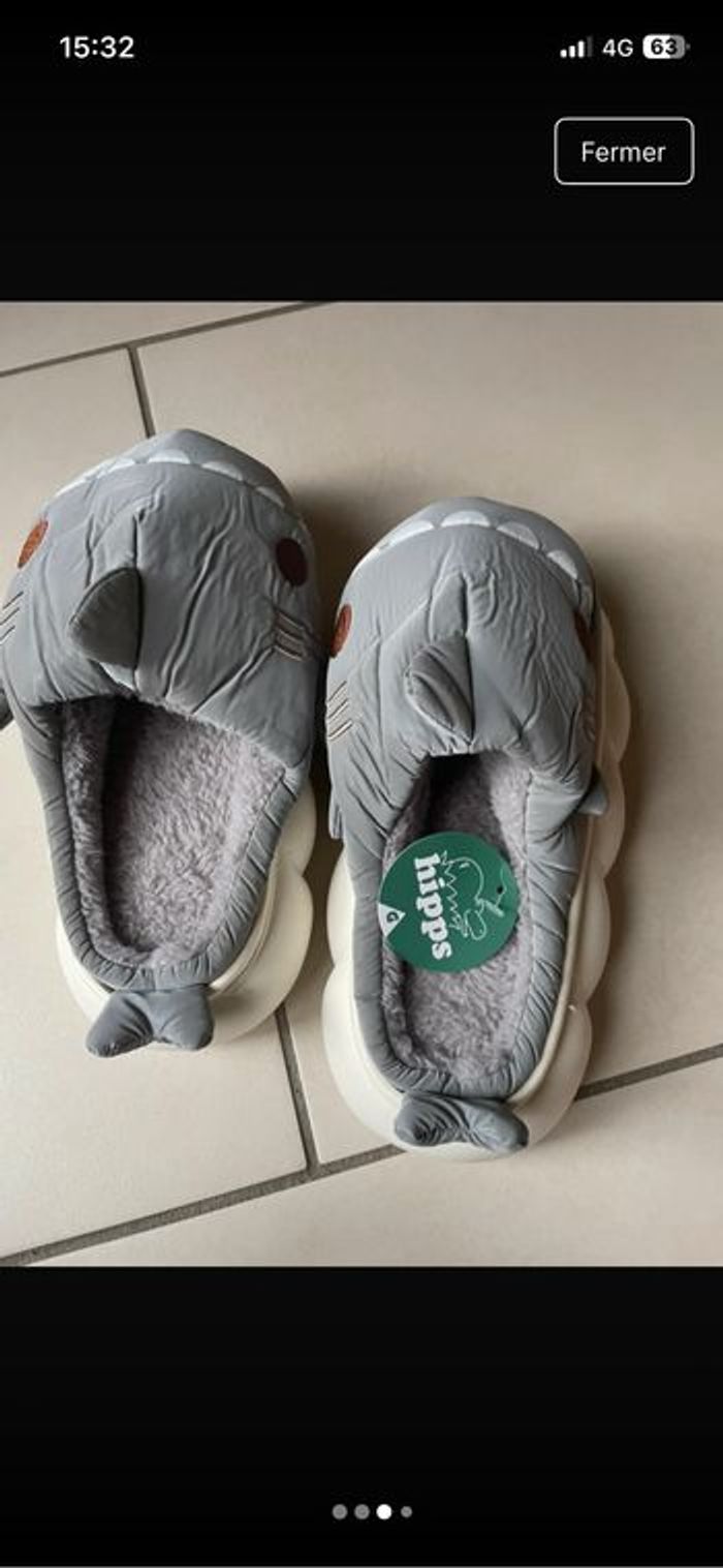 Chausson polaire requin - photo numéro 3