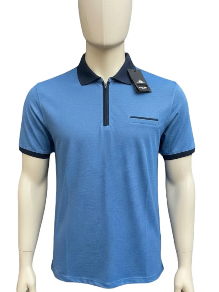 Polo Macidman Couture bleu homme Taille M Neuf