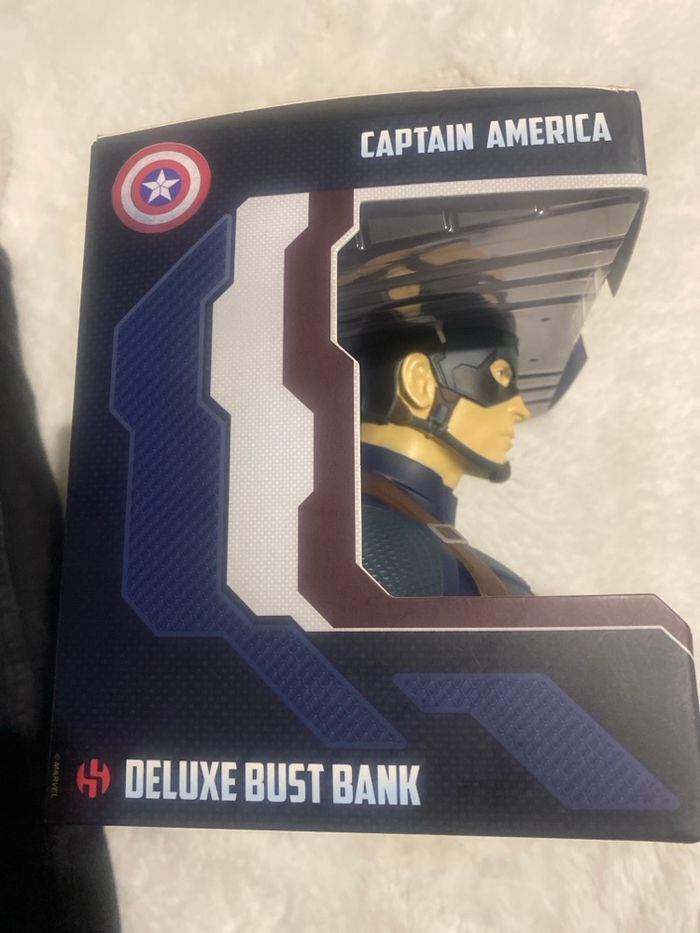 Tirelire Buste Marvel Captain America Édition Deluxe 25 cm - photo numéro 7