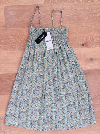 Robe liberty michelle Etam  fille 10 ans neuve étiquette
