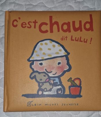 Livre bebe c'est chaud dit Lulu