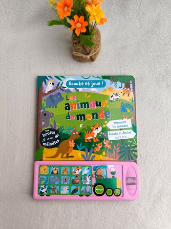 Livre sonore Les animaux du monde