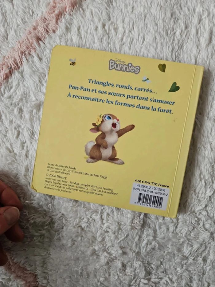 livre enfant bébé bunnies panpan découvre les formes - photo numéro 2