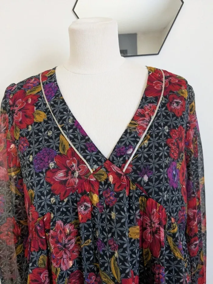 Blouse fleurie T38 : Promod - photo numéro 2