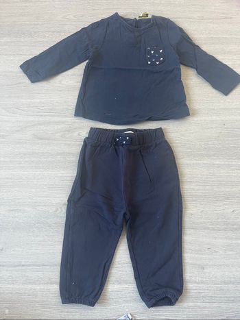 Ensemble bleu marin fille