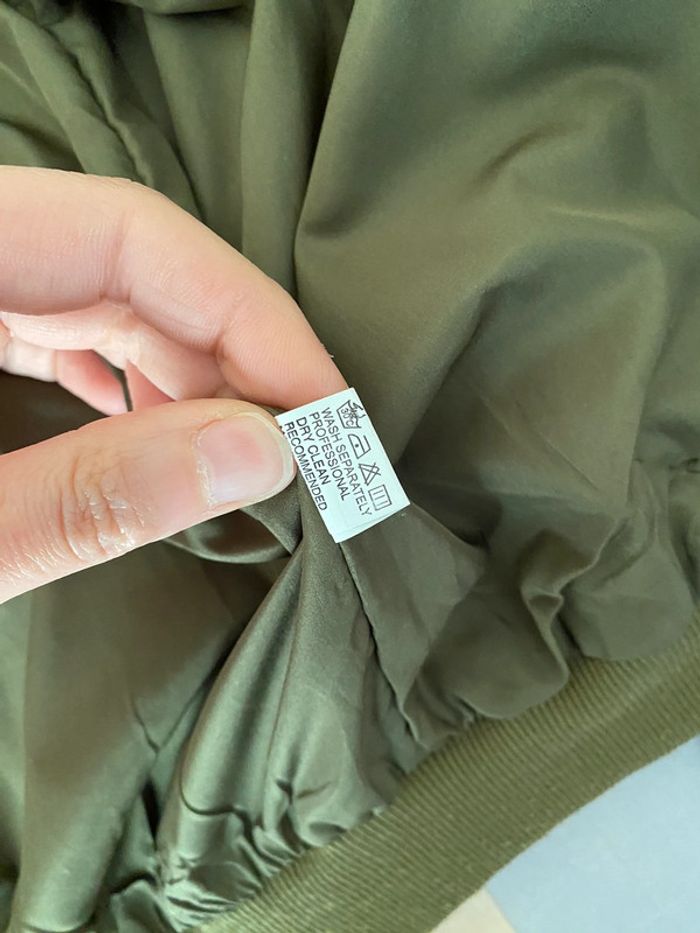 Superbe belle veste bomber  kaki E.Diva taille M - photo numéro 19