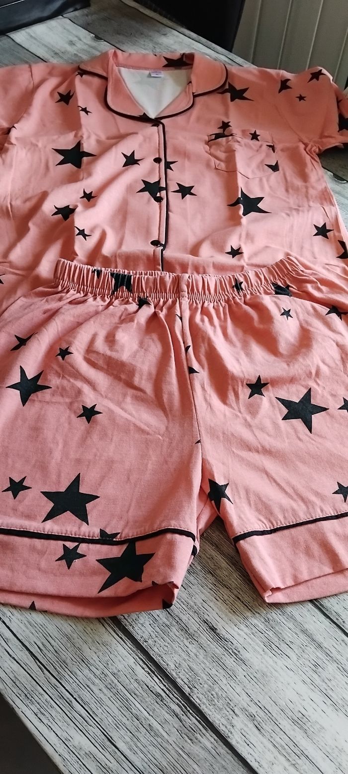 Ensemble pyjama 2 pièce corail
